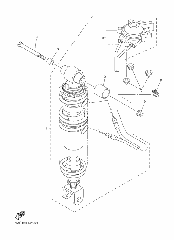 Rear suspension