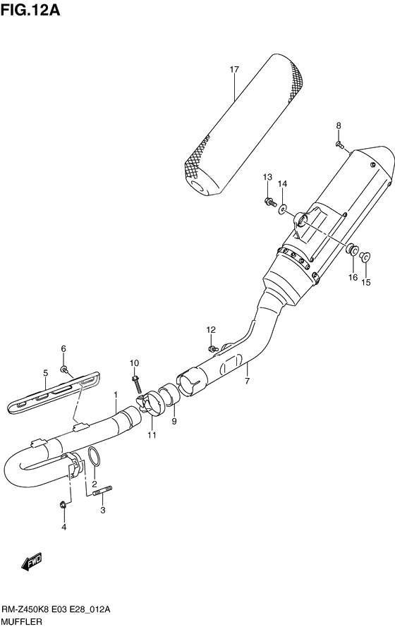 Muffler comp              

                  Rm-z450l0