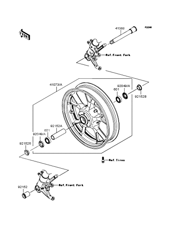 Front wheel