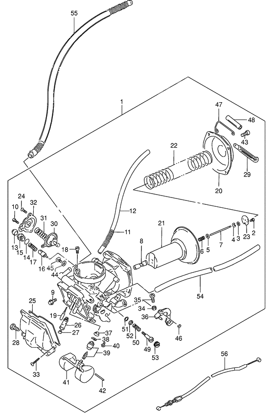 Carburetor assy              

                  Front