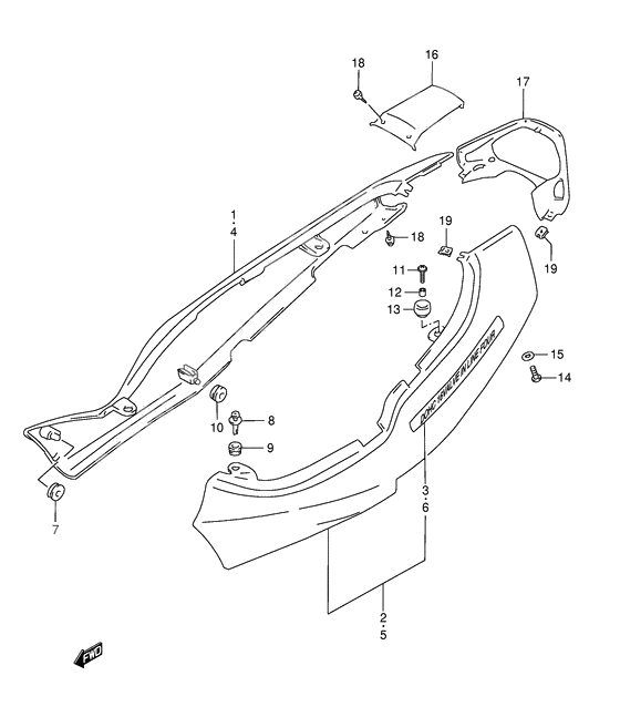 Frame cover              

                  Gsf1200st/sv