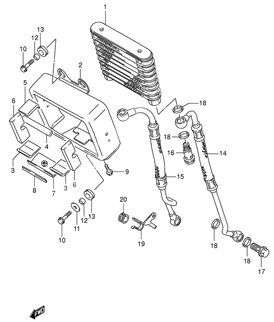 Oil cooler