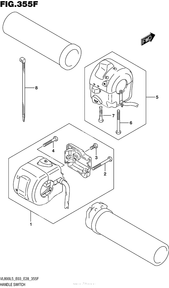 Пульт управления рулевой (Vl800Bl5 E28)