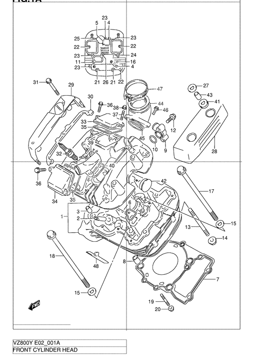 Front cylinder head