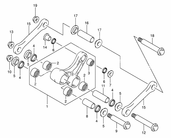 Rear cushion lever              

                  Model k1