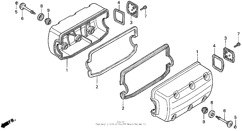 Cylinder head cover