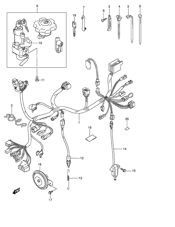 Wiring harness              

                  Model k3/k4/k5/k6