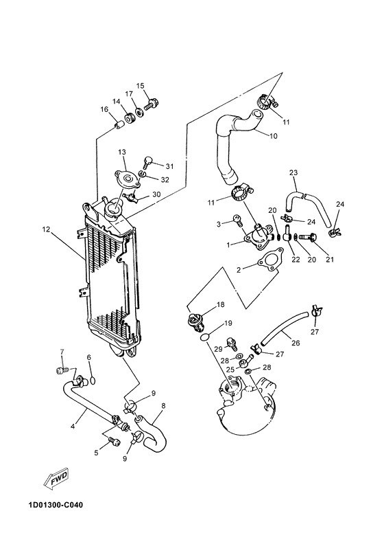 Radiator & hose