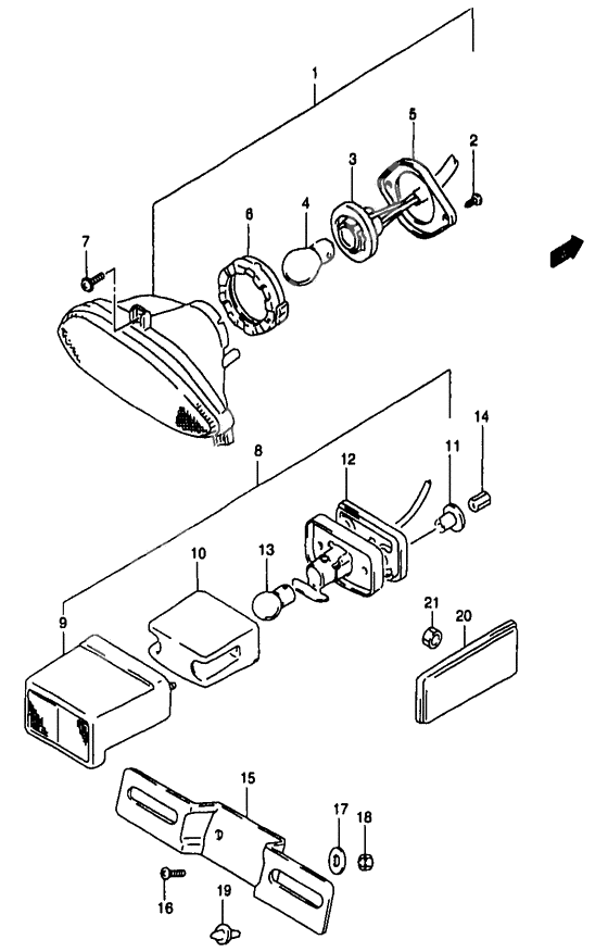 Rear combination lamp