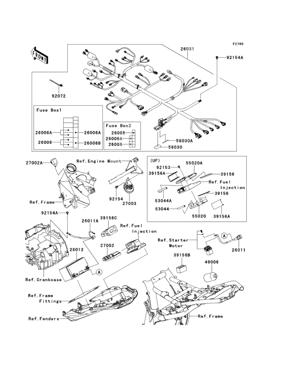 Chassis electrical equipment