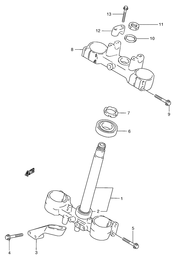 Steering stem              

                  Model x/y