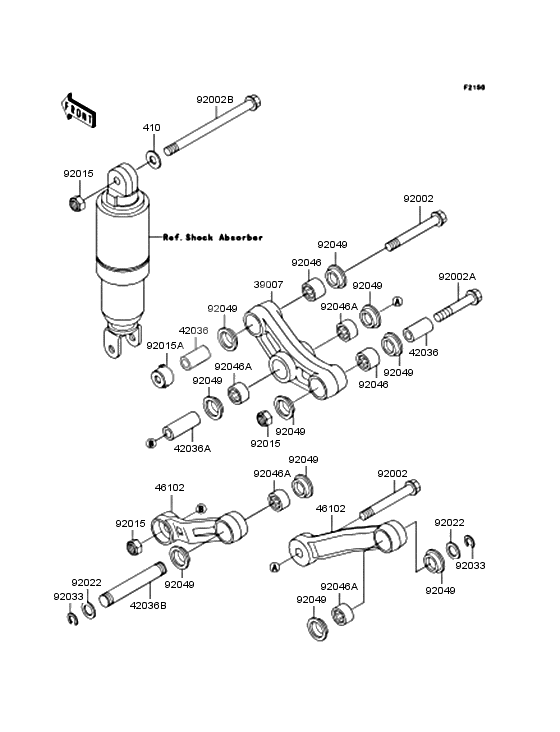 Rear suspension
ZX900-A11