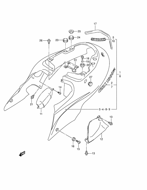 Frame cover              

                  Model k4