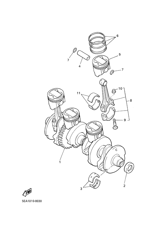 Crankshaft & piston