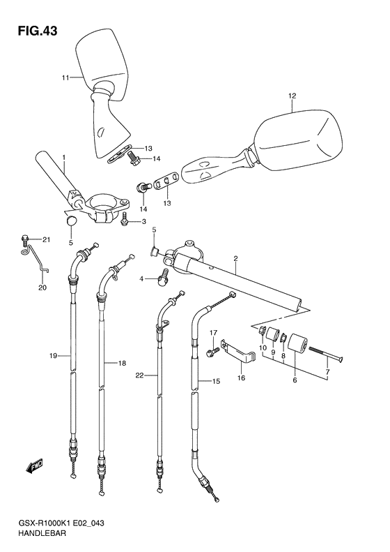 Handlebar              

                  Gsx-r1000k1