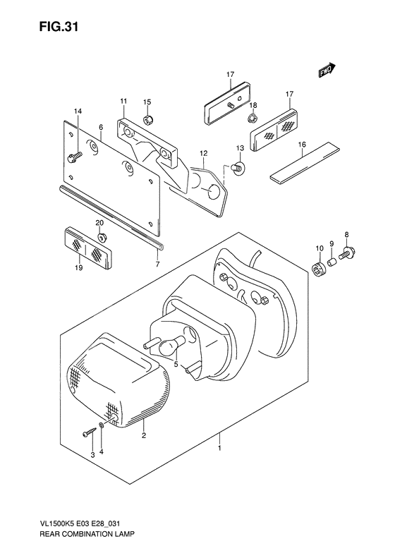 Rear combination lamp