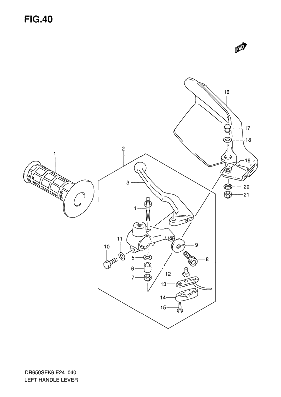 Left handle lever              

                  Model k6/k7/k8/k9