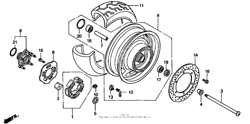 Rear wheel