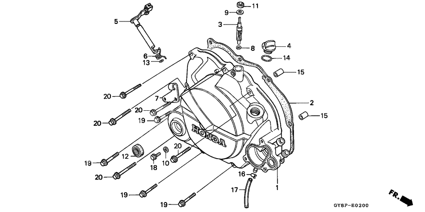 Right crankcase cover