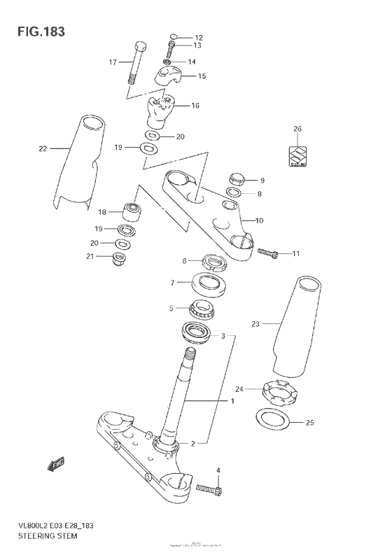 Steering Stem (Vl800 E28)