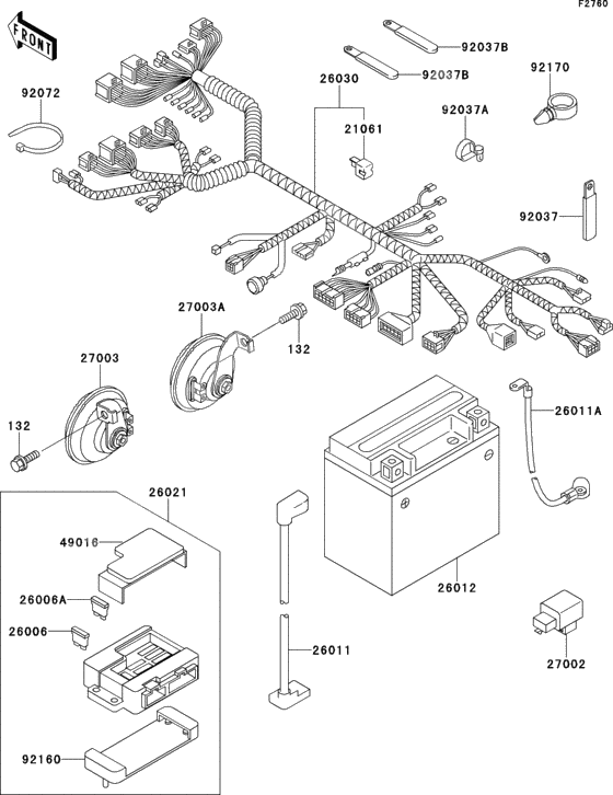 Chassis electrical equipment