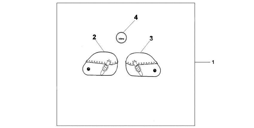 Leather saddlebag set              

                  STUDDED