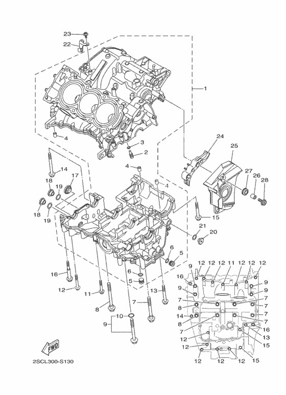 Картер двигателя