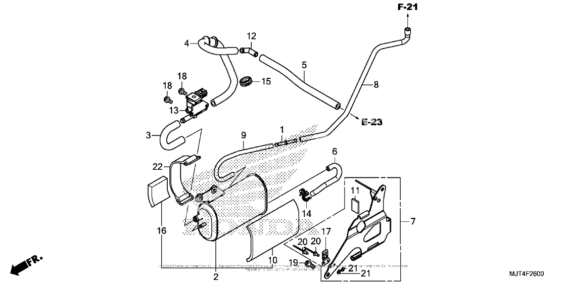 Система вентиляции бака