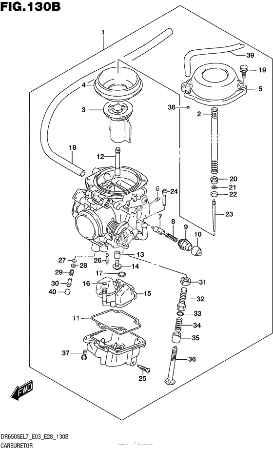 Carburetor (Dr650Sel7 E28)