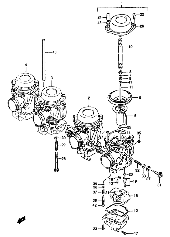 Carburetor assy