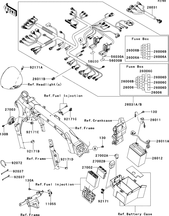 Chassis electrical equipment