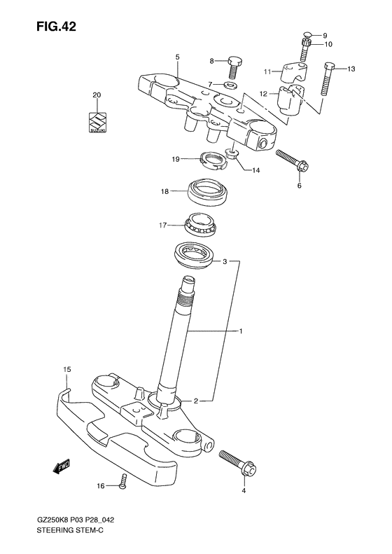 Steering stem