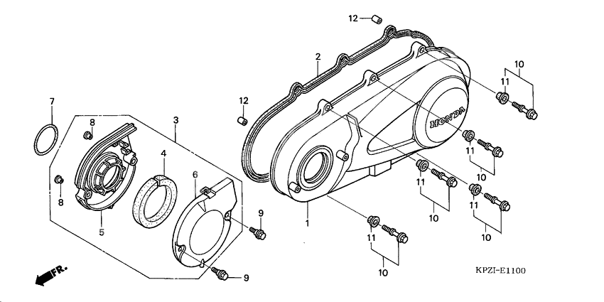 Left crankcase cover