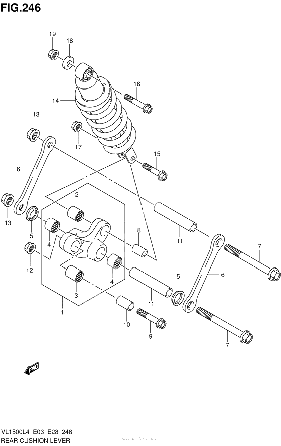 Рычаг прогрессии (Vl1500Bl4 E33)