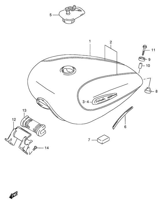 Tank fuel              

                  Model x