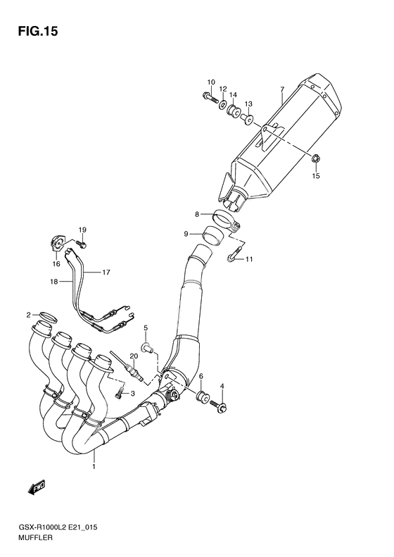 Muffler comp