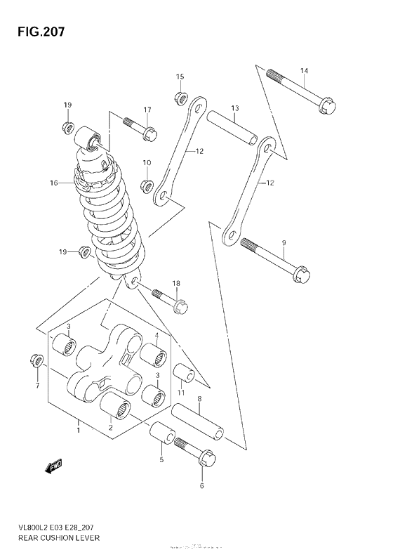 Рычаг прогрессии (Vl800C E28)