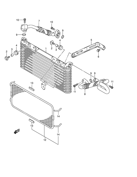 Oil cooler