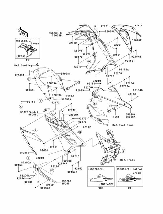 Cowling lowers(1/2)