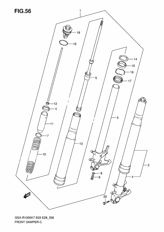 Front damper