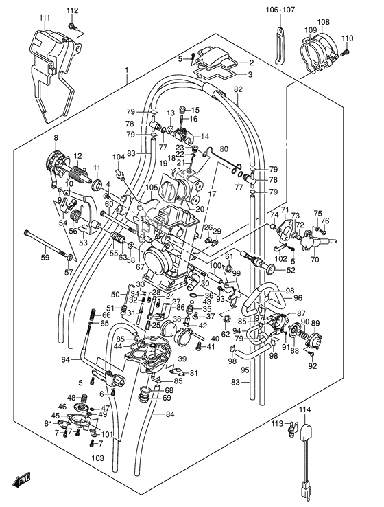 Carburetor assy