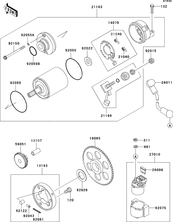 Starter motor