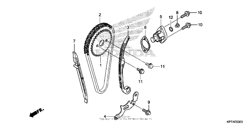 Cam chain + tensioner