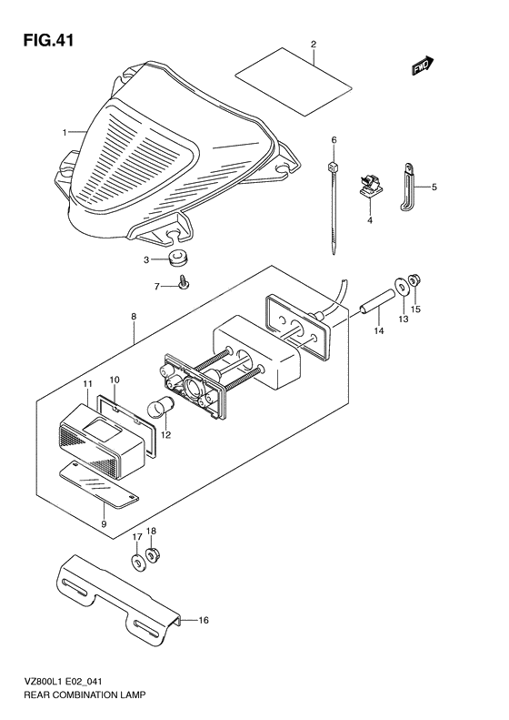 Rear combination lamp