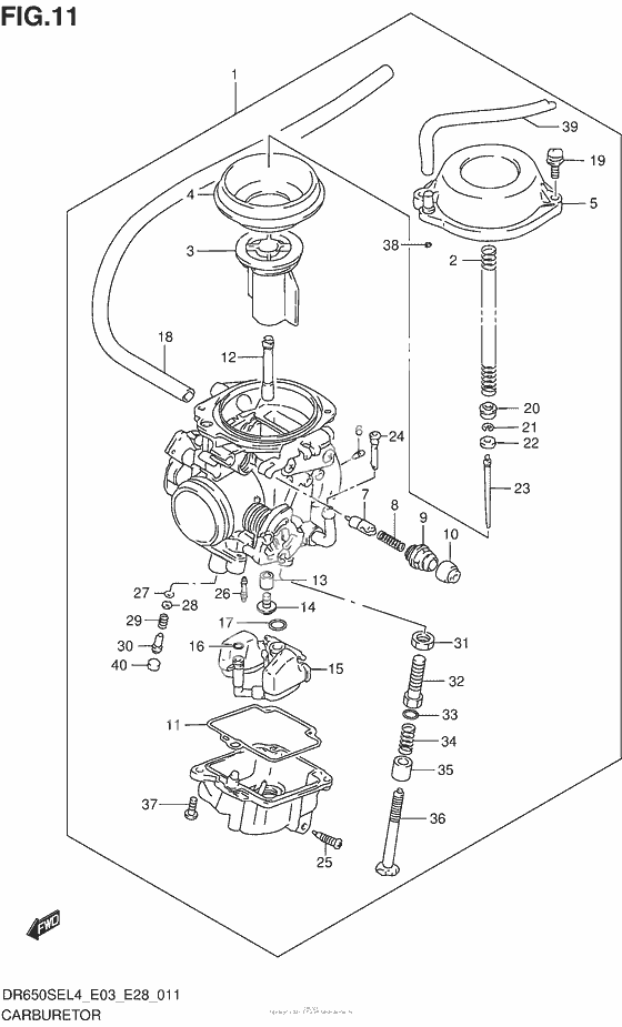 Carburetor (Dr650Sel4 E03)