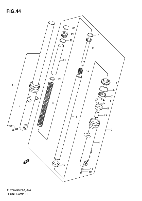 Front damper