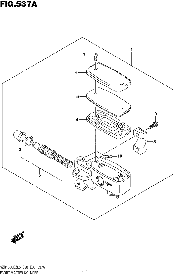 Передний тормозной цилиндр (Vzr1800Bzl5 E28)