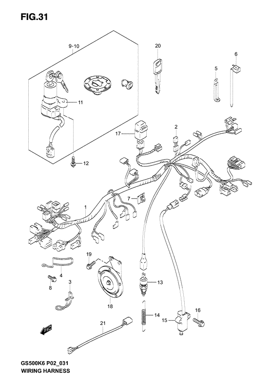 Wiring harness              

                  Model k3