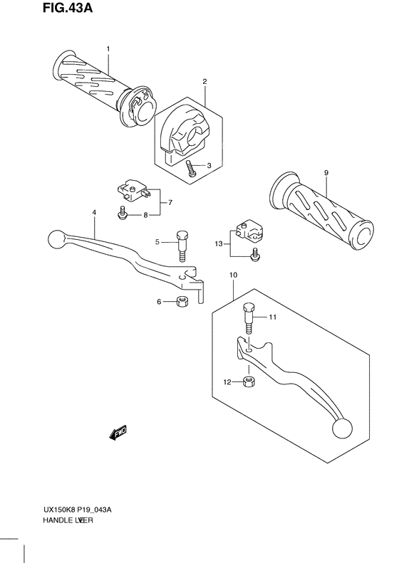 Handle lever              

                  Model l0