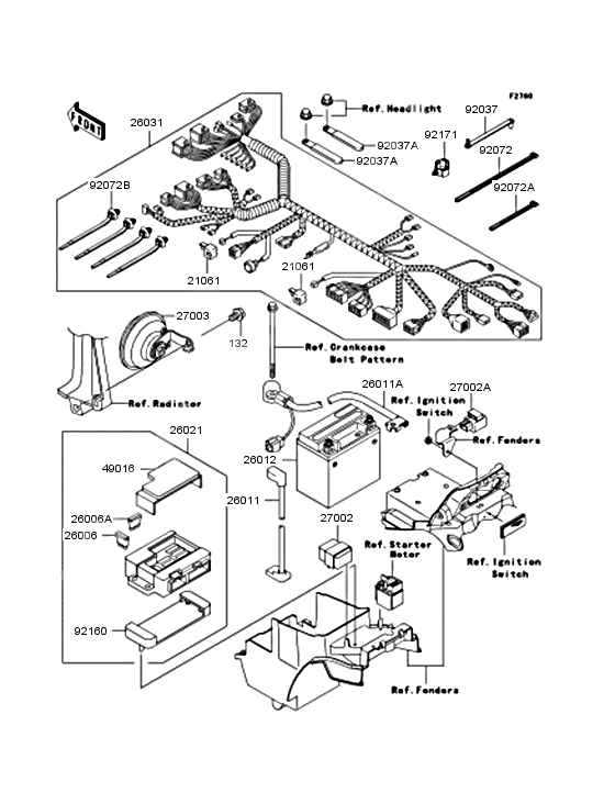 Chassis electrical equipment